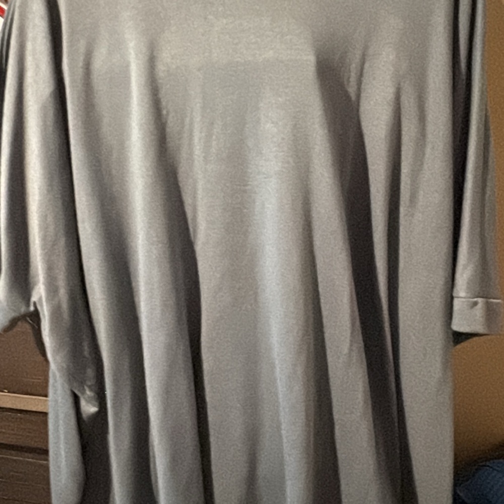 Gray teal Oversized Shirt
